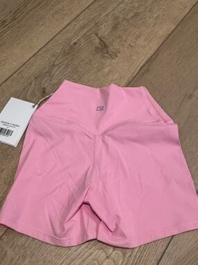 CSB Pink High-Rise Bike Shorts for Women